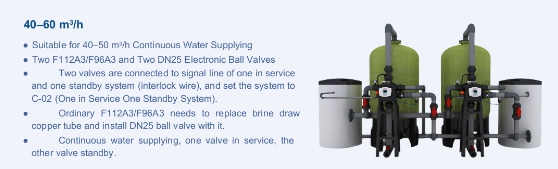 One in  Service One StandBy- Two Valve and Two Tank